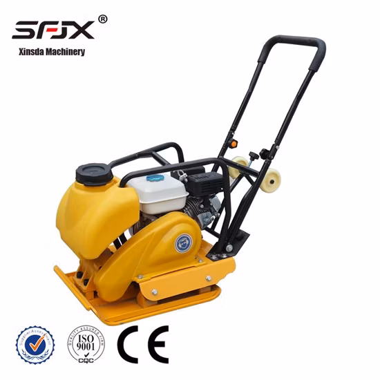 China Factory Price Electric Vibratory Earth Soil Hand Held Hydraulic Vibrating Plate Compactor